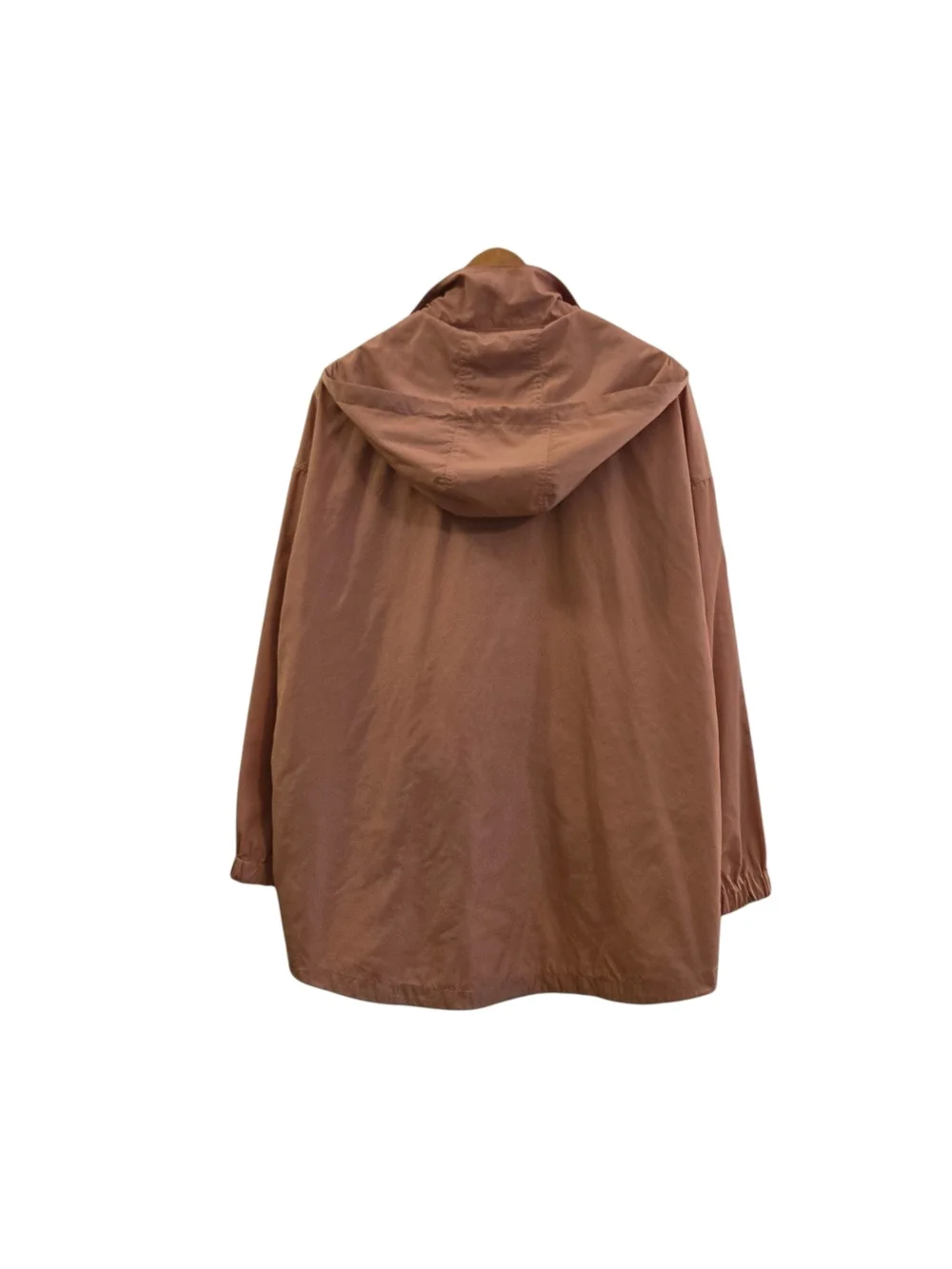 Chico's Hooded Windbreaker Utility Jacket Blush Pink - Picture 2 of 7